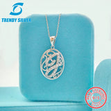 925 Silver Necklace with Zircon Stone