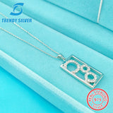 925 Silver Necklace with Small Zircon