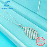 925 Silver Necklace Small Clavicle Chain Zircon Jewelry