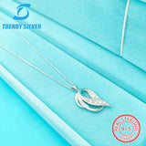925 Silver Necklace Small Zircon Jewelry