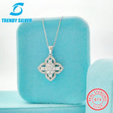 925 Silver Necklace Small Zircon Jewelry