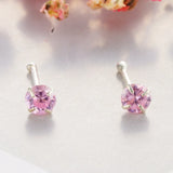 925 Sterling Silver Nose Stud 8 Colors Mini Zircon Nose Nail Europe