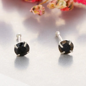 925 Sterling Silver Nose Stud 8 Colors Mini Zircon Nose Nail Europe