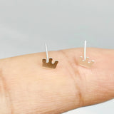 925 Silver Crown Shape Nose Stud for Women