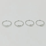 925 Silver Nose ring Double Star Hoop Piercing Jewelry 20pcs/lot