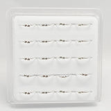 925 Silver Nose ring Double Star Hoop Piercing Jewelry 20pcs/lot