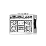 925 Silver Music Charms Beads for Bracelet Bangles