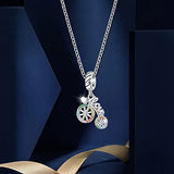 925 Silver Nurse Teeth Bike Halloween Skull Charm Bead for Bracelet DIY
