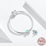925 Silver Ocean Fish Turtle Starfish Charms Pendant DIY Beads