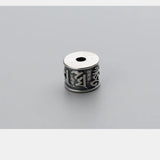925 Silver Om Mani Padme Hum Spacer Beads for DIY Bracelet Necklace