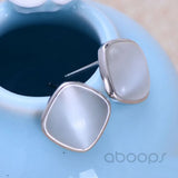 925 Silver Opal Stud Earrings Women Girls
