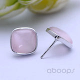 925 Silver Opal Stud Earrings Women Girls