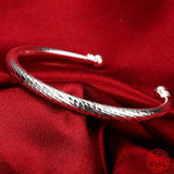 925 Silver Cuff Bracelet for Women Party