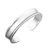 925 Silver Cuff Bracelet Bangle Unisex Couple Gift