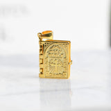 925 Silver Lord's Prayer Bible Pendant Necklace