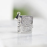 925 Silver Lord's Prayer Bible Pendant Necklace