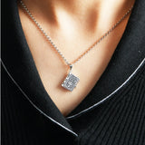 925 Silver Lord's Prayer Bible Pendant Necklace