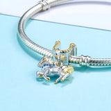 925 Silver Horseshoe Charm for European Bracelet