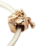 925 Silver Wildflower Meadow Charm for DIY Bracelets