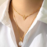 925 Silver Ot Button Choker Necklace Women Lady Jewelry
