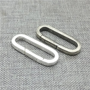 925 Silver Oval Lobster Clasp for Bracelet Necklace