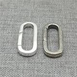 925 Silver Oval Lobster Clasp for Bracelet Necklace