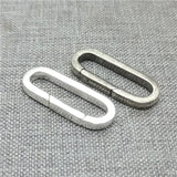 925 Silver Oval Lobster Clasp for Bracelet Necklace