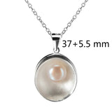 925 Silver Pearl Necklace for Women, Elegant Gift for Birthday