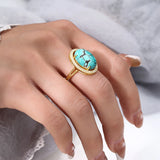 925 Sterling Silver Oval Ring Base Blank 6x8-12x16mm Gemstone DIY Setting