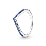 925 Silver Heart Ring Love Angel Open Ring Timeless Wish Tiara Ring