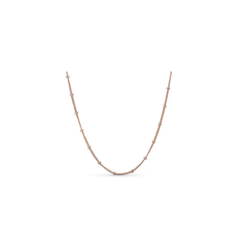 925 Sterling Silver Pan Necklace Signature Anchor Chain Link Necklace For Women