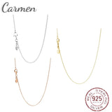 925 Sterling Silver Anchor Chain Link Necklace for Women