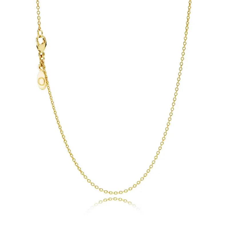 925 Sterling Silver Anchor Chain Link Necklace for Women
