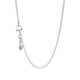 925 Silver Pan Necklace Anchor Chain Link Necklace
