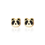 925 Silver Panda Earrings Animal Women Birthday Gift