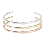 925 Silver Signature I-D Bracelet for Women Plata Bangle DIY Charms