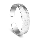 925 Silver Wide Cuff Bracelet for Women