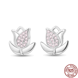 925 Silver Zircon Magic Eye Snake Earrings Women Birthday Gift