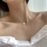 925 Sterling Silver Crystal Heart Pendant Necklace