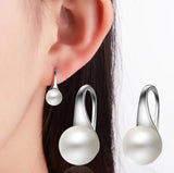 925 Silver Pearl Drop Earrings Pearls Dangle Earrings
