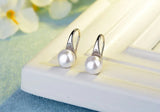 925 Silver Pearl Drop Earrings Pearls Dangle Earrings