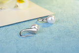 925 Silver Pearl Drop Earrings Pearls Dangle Earrings