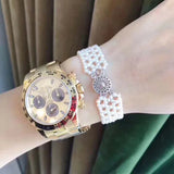 925 Silver Pearl Necklace Bracelet Connection Buckle Multi-row Button DIY