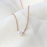 925 Silver Pearl Necklace Mini Pendant Fine Jewelry