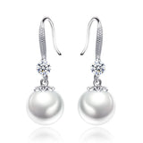 925 Sterling Silver Pearl Ear Hook for Women