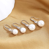 925 Sterling Silver Pearl Ear Hook for Women