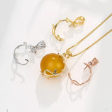 925 Silver Peg Bail 14-20mm Pearls Stones DIY Jewelry Charms