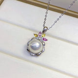 925 Silver Pendant Base for Pearls Beads Stones