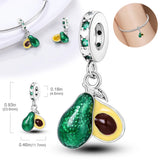 925 Silver Purple Hair Elements Pendant