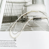 925 Silver Pendant CZ Choker Freshwater Pearl Necklace
